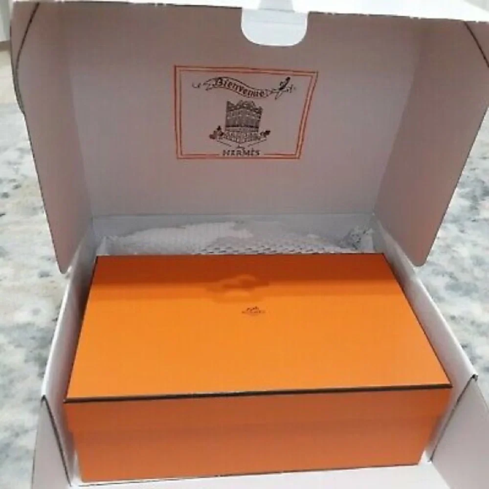 Hermes White box empty Gift Box package only